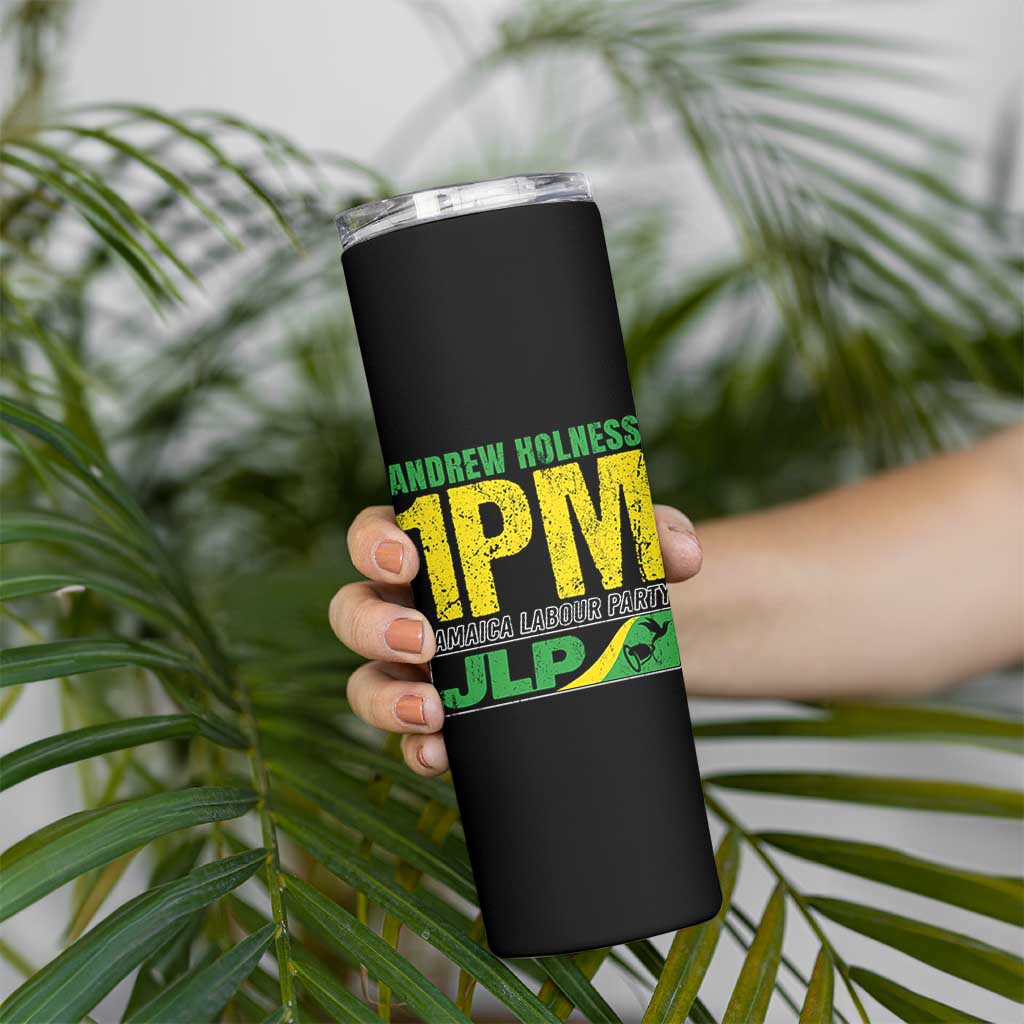 1PM Jamaica Andrew Holness Skinny Tumbler Jamaica Labour Party JPL Supporter - Wonder Print Shop
