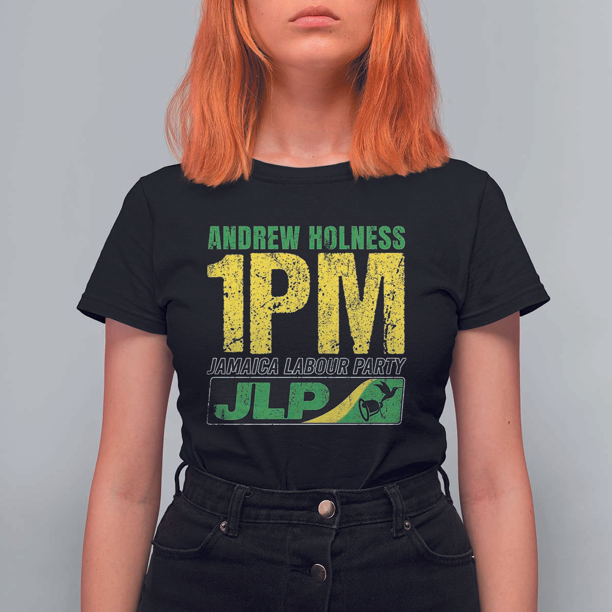 1PM Jamaica Andrew Holness T Shirt For Women Jamaica Labour Party JPL Supporter - Wonder Print Shop
