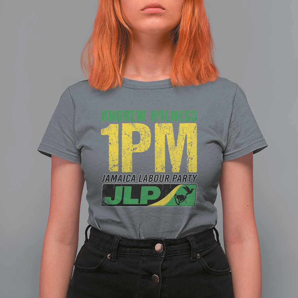 1PM Jamaica Andrew Holness T Shirt For Women Jamaica Labour Party JPL Supporter - Wonder Print Shop