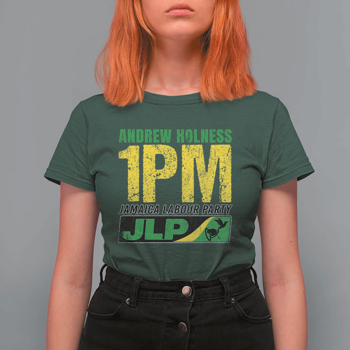 1PM Jamaica Andrew Holness T Shirt For Women Jamaica Labour Party JPL Supporter - Wonder Print Shop