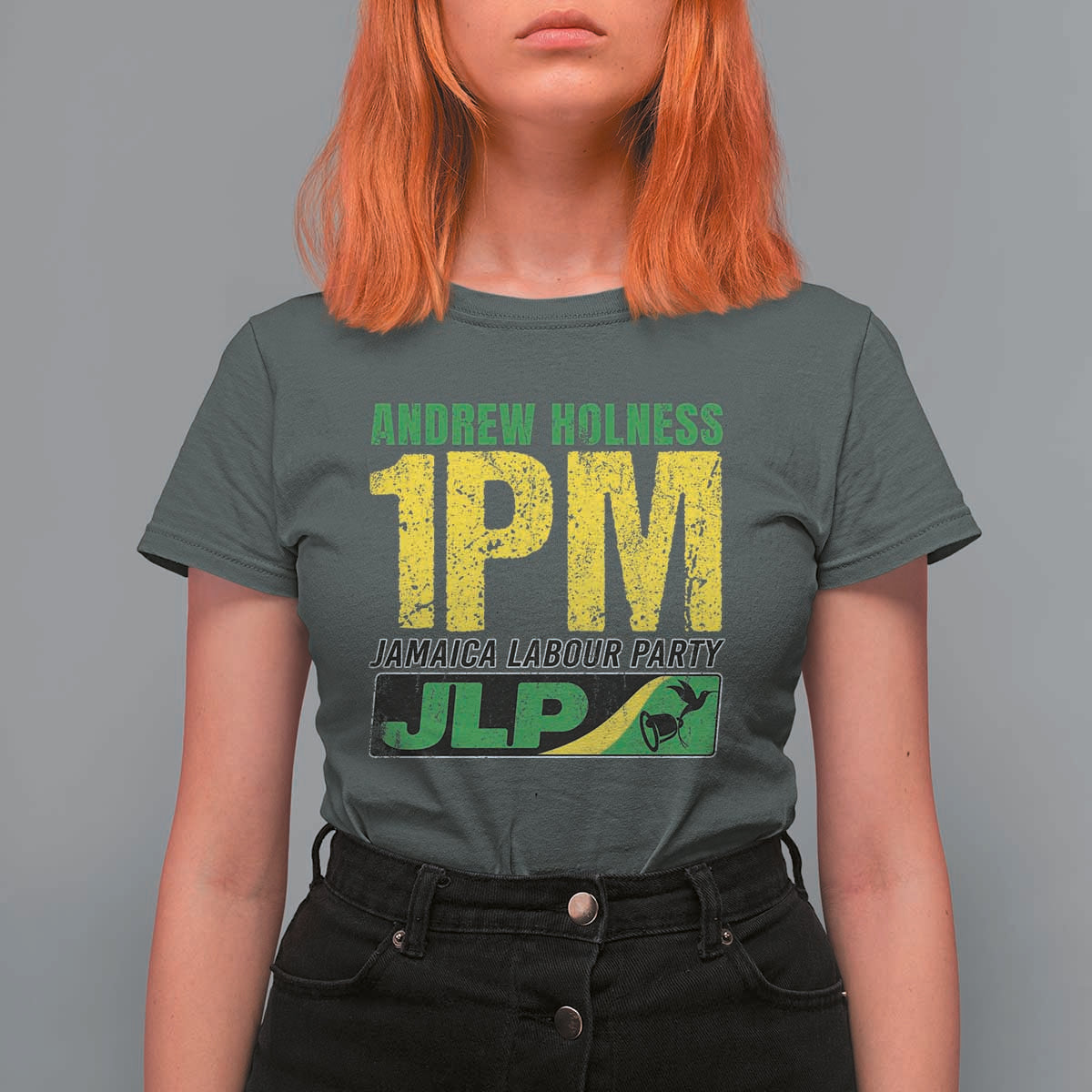 1PM Jamaica Andrew Holness T Shirt For Women Jamaica Labour Party JPL Supporter - Wonder Print Shop