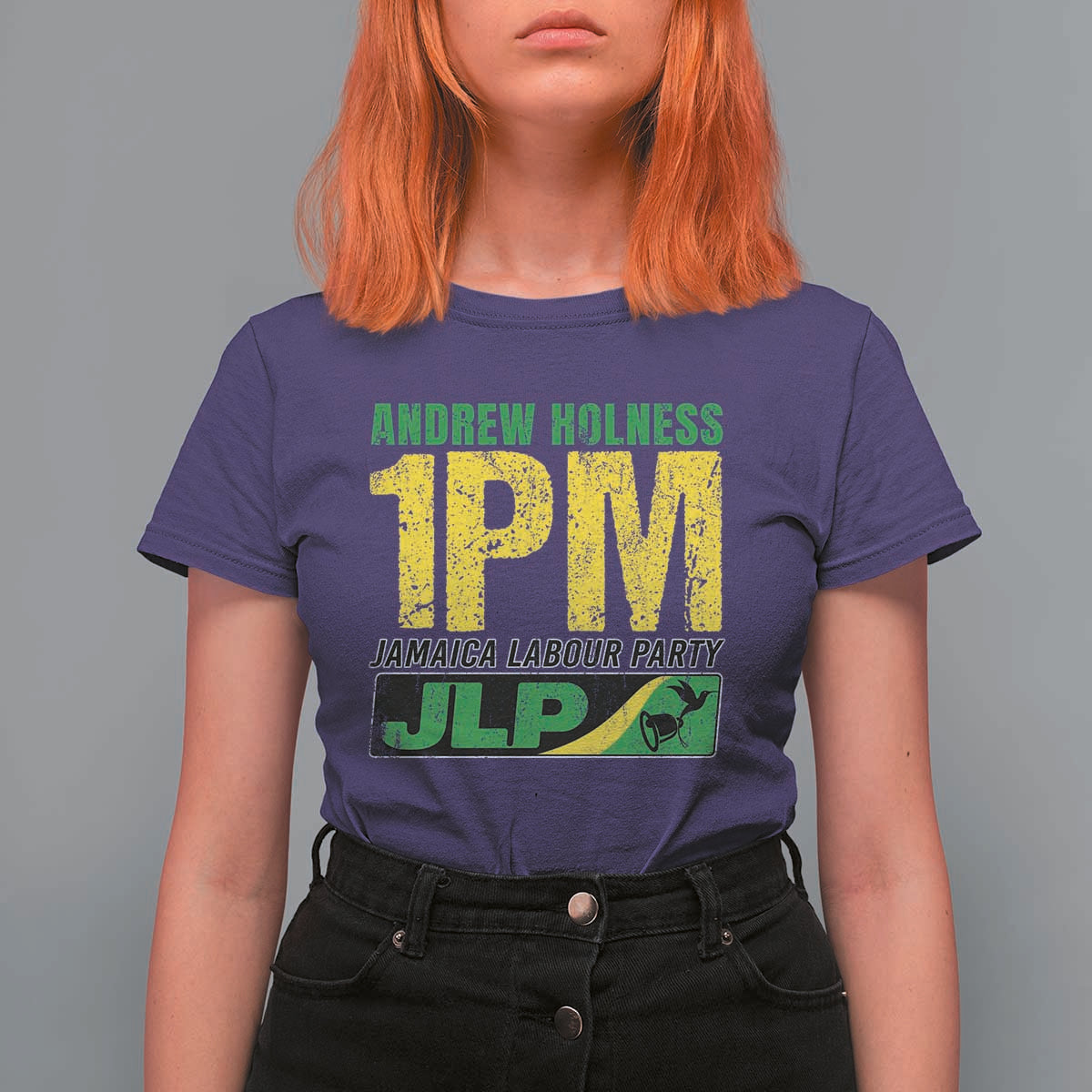 1PM Jamaica Andrew Holness T Shirt For Women Jamaica Labour Party JPL Supporter - Wonder Print Shop