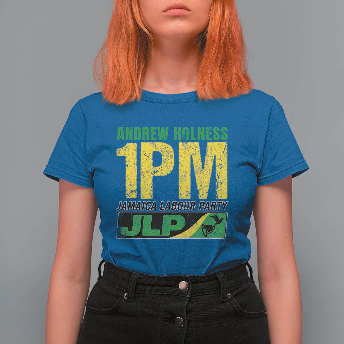 1PM Jamaica Andrew Holness T Shirt For Women Jamaica Labour Party JPL Supporter - Wonder Print Shop