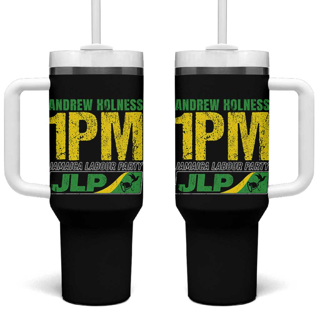 1PM Jamaica Andrew Holness Tumbler With Handle Jamaica Labour Party JPL Supporter - Wonder Print Shop