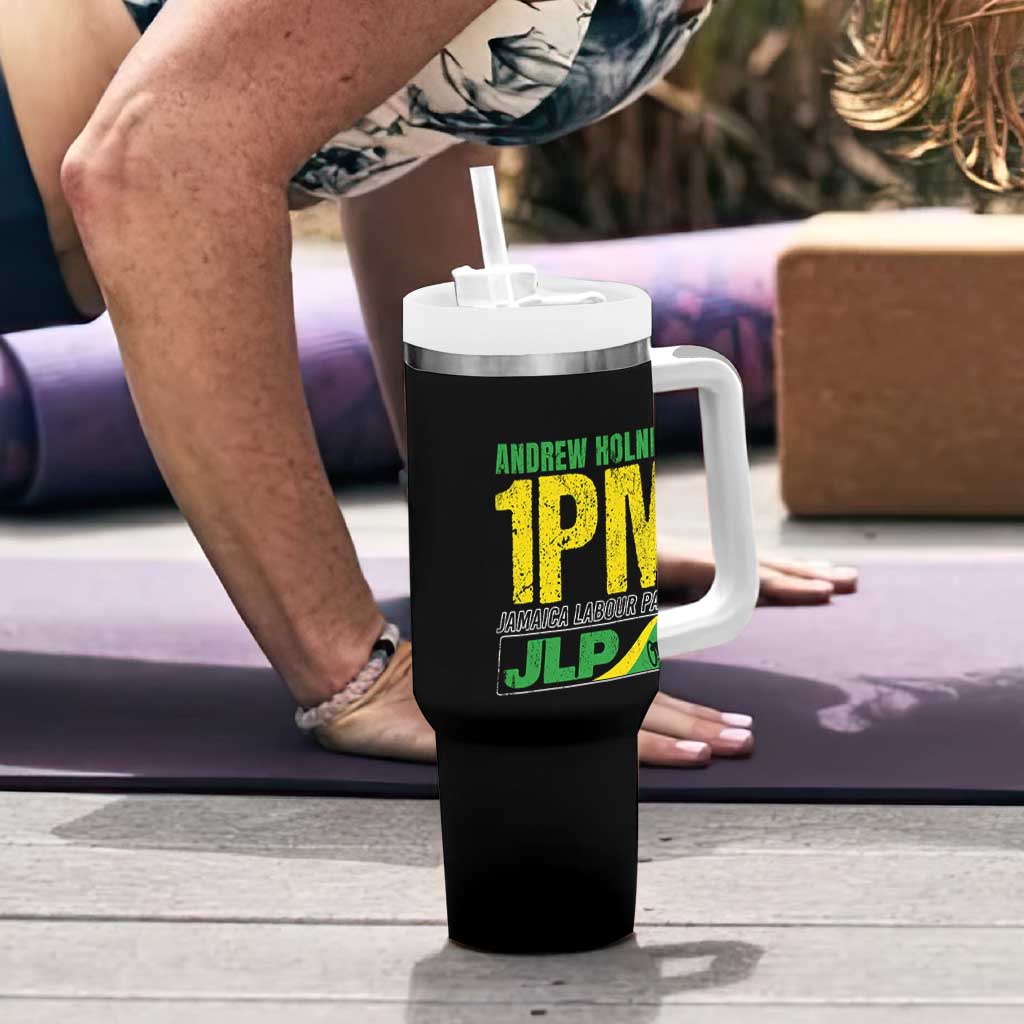 1PM Jamaica Andrew Holness Tumbler With Handle Jamaica Labour Party JPL Supporter - Wonder Print Shop
