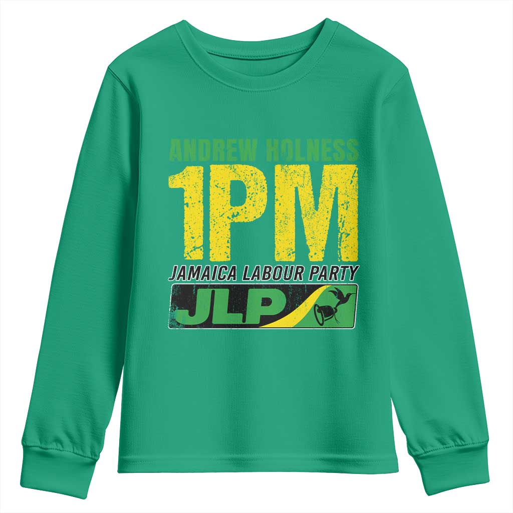 1PM Jamaica Andrew Holness Youth Sweatshirt Jamaica Labour Party JPL Supporter - Wonder Print Shop
