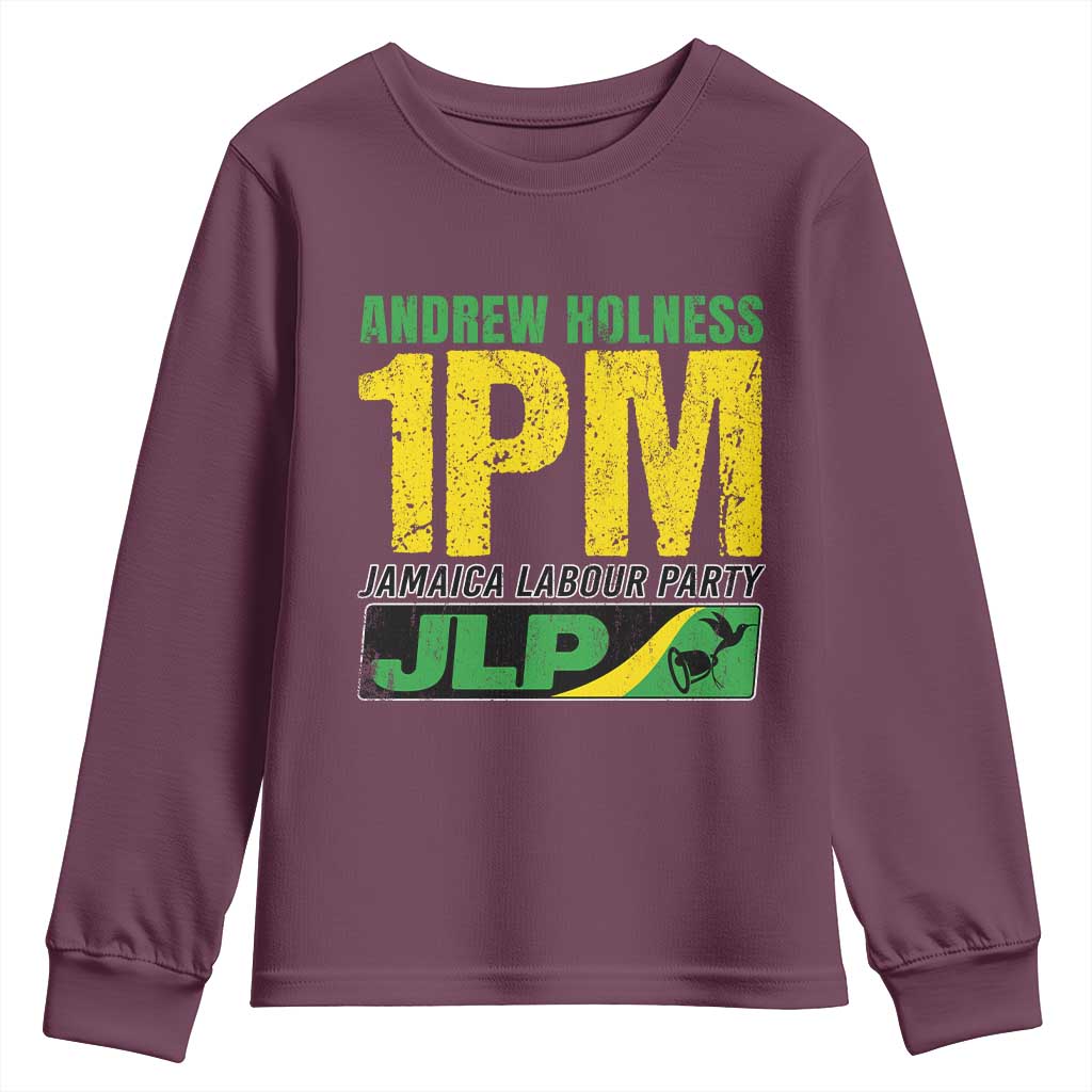 1PM Jamaica Andrew Holness Youth Sweatshirt Jamaica Labour Party JPL Supporter - Wonder Print Shop