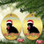 Funny Xmas Black Cat Christmas Ornament On The Naughty List And I Regret Nothing Candy Cane - Wonder Print Shop