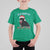 Funny Christmas Black Cat T Shirt For Kid On The Naughty List And I Regret Nothing Candy Cane - Wonder Print Shop