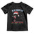 Funny Christmas Black Cat Toddler T Shirt On The Naughty List And I Regret Nothing Candy Cane