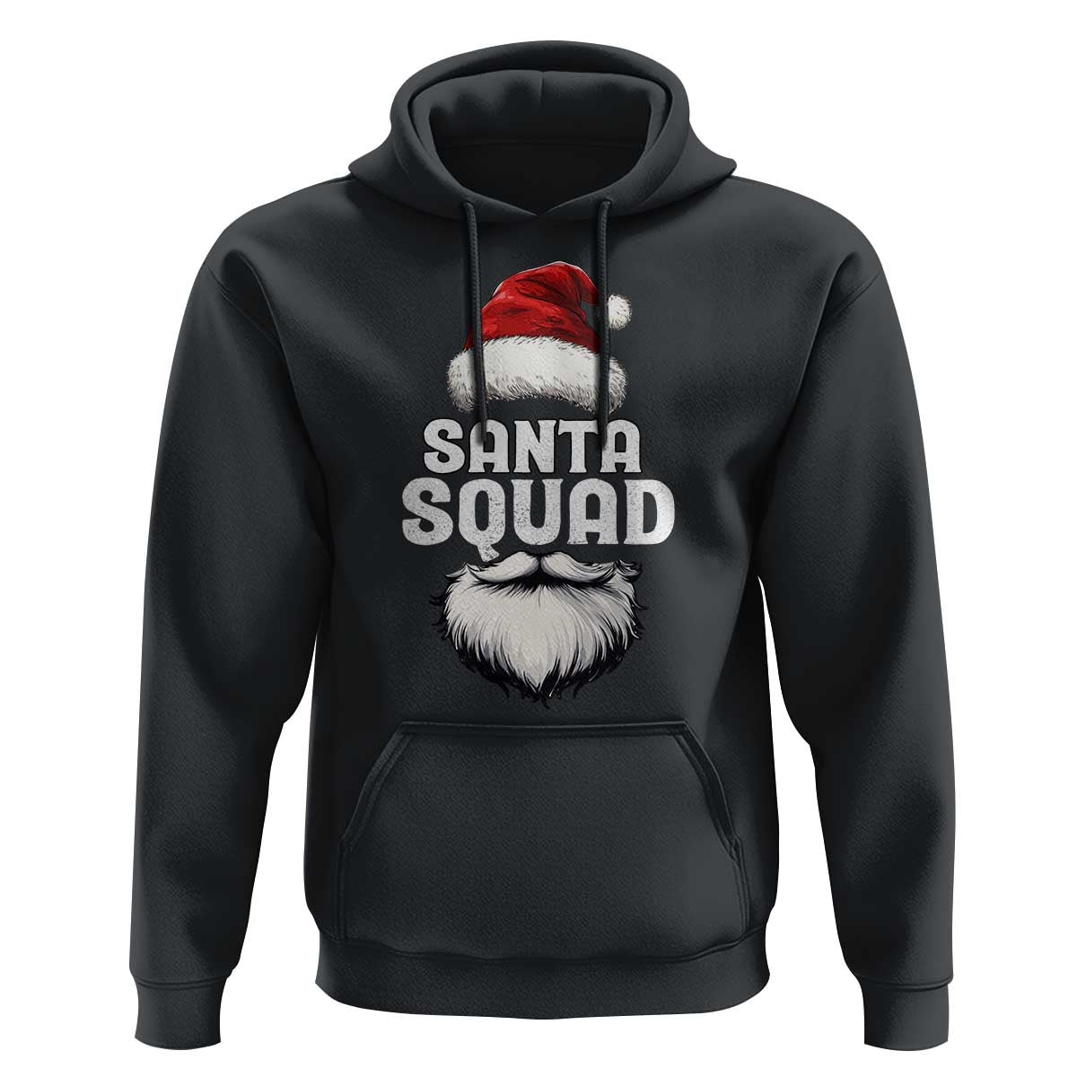Funny Christmas Hoodie Santa Squad Xmas Team Family Matching