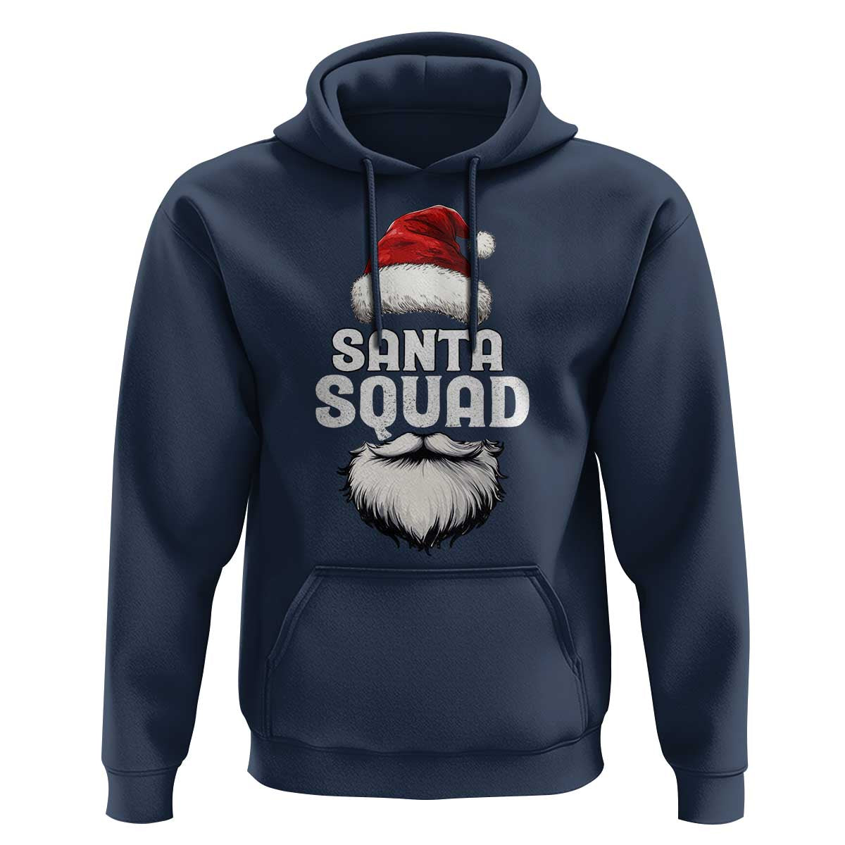 Funny Christmas Hoodie Santa Squad Xmas Team Family Matching