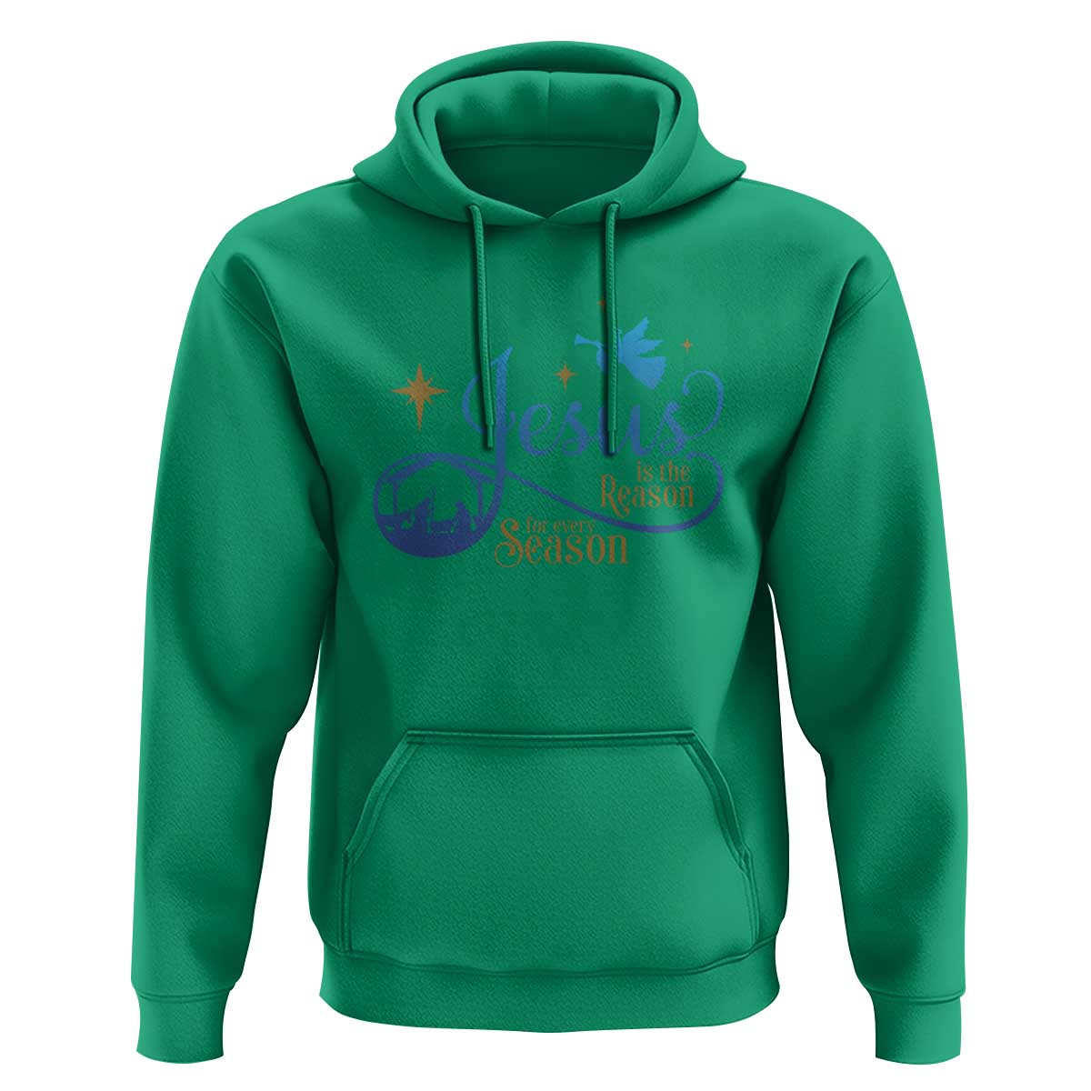 Jesus Is The Reason For The Season Hoodie Nativity Scene