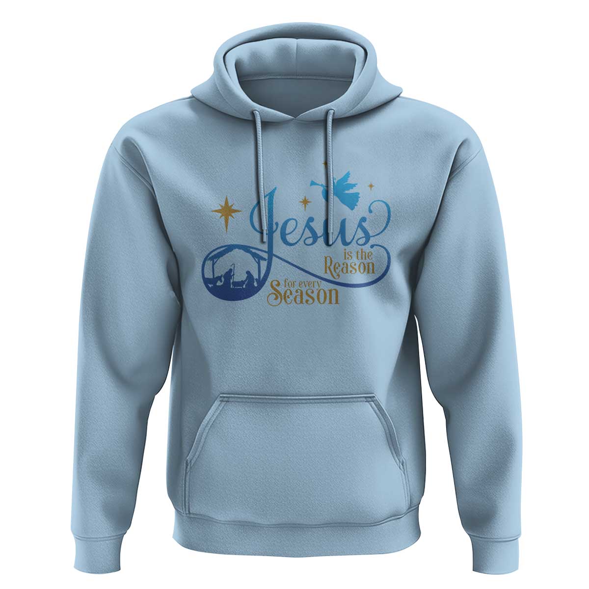 Jesus Is The Reason For The Season Hoodie Nativity Scene