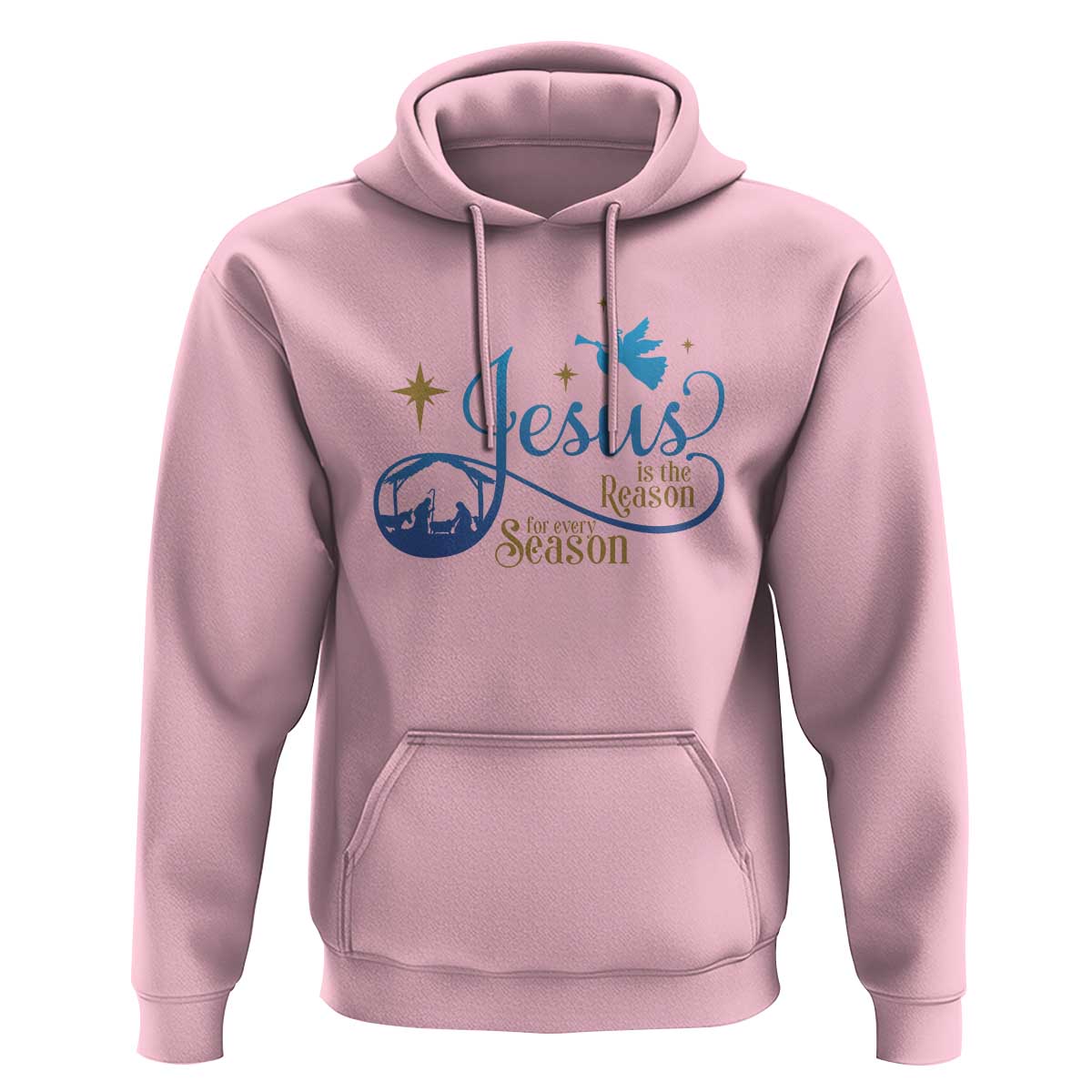 Jesus Is The Reason For The Season Hoodie Nativity Scene