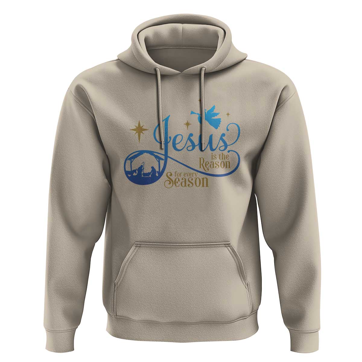 Jesus Is The Reason For The Season Hoodie Nativity Scene