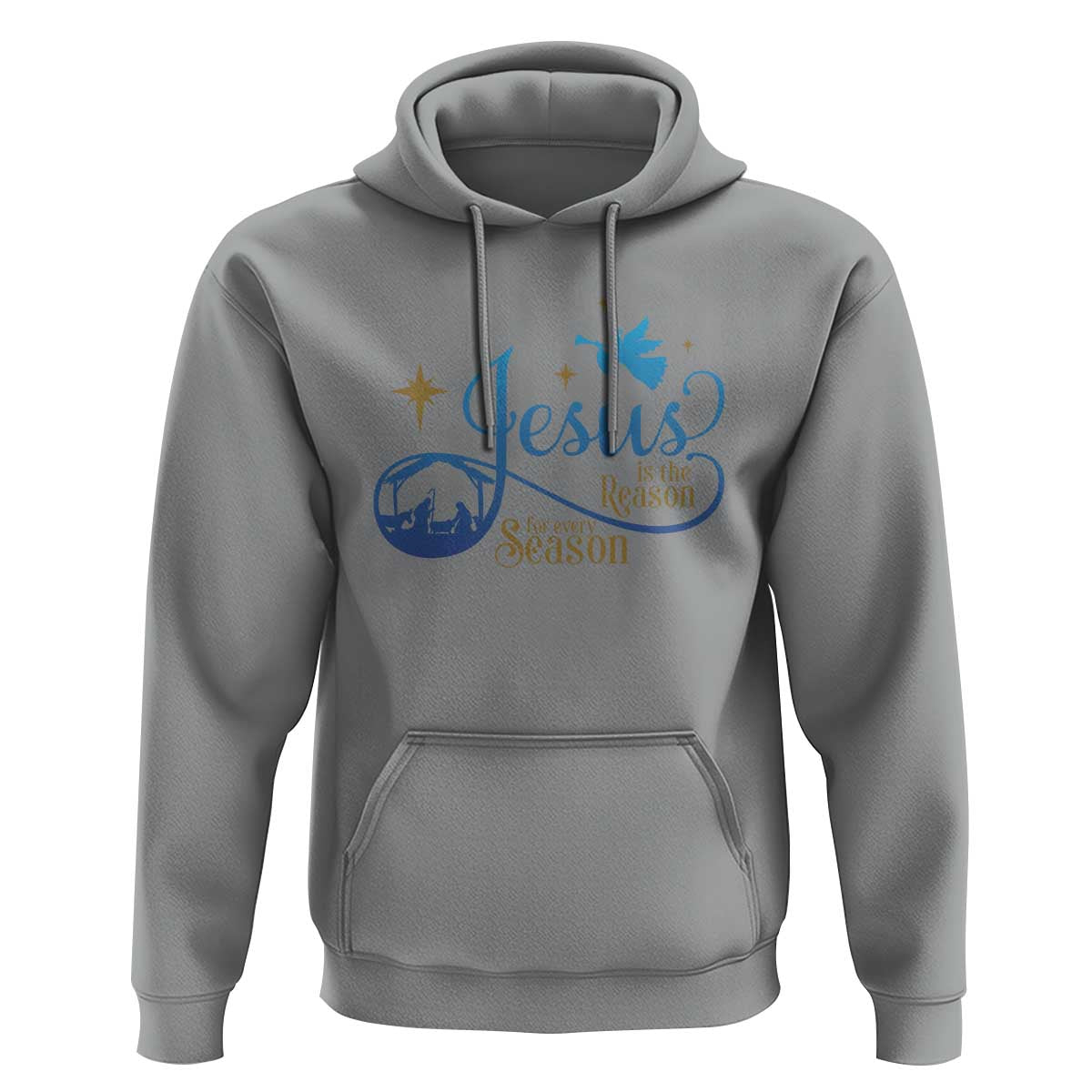 Jesus Is The Reason For The Season Hoodie Nativity Scene