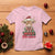 Funny Christmas Highland Cow T Shirt Mooey Christmas Western Cow Santa Hat - Wonder Print Shop