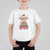 Funny Christmas Highland Cow T Shirt For Kid Mooey Christmas Western Cow Santa Hat - Wonder Print Shop