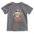 Funny Christmas Highland Cow Toddler T Shirt Mooey Christmas Western Cow Santa Hat