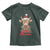 Funny Christmas Highland Cow Toddler T Shirt Mooey Christmas Western Cow Santa Hat