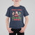 Funny Christmas Naughty Santa T Shirt For Kid There's Some Ho's In This House Elf Reindeers - Wonder Print Shop