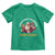 Funny Christmas Santa Toddler T Shirt Xmas Calories Don't Count Pizza Wine