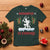 Funny Christmas Yule Krampus Is Coming Mistletoe T Shirt - Wonder Print Shop