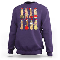 Funny Naughty Christmas Dirty Santa Hat Xmas Adult Humor Sweatshirt - Wonder Print Shop