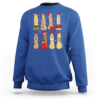 Funny Naughty Christmas Dirty Santa Hat Xmas Adult Humor Sweatshirt - Wonder Print Shop