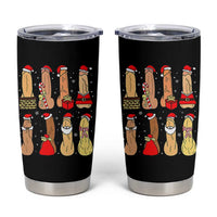 Funny Naughty Christmas Dirty Santa Hat Xmas Adult Humor Tumbler Cup - Wonder Print Shop