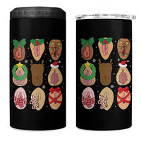 Funny Naughty Christmas Dirty Xmas Adult Humor 4 in 1 Can Cooler Tumbler - Wonder Print Shop