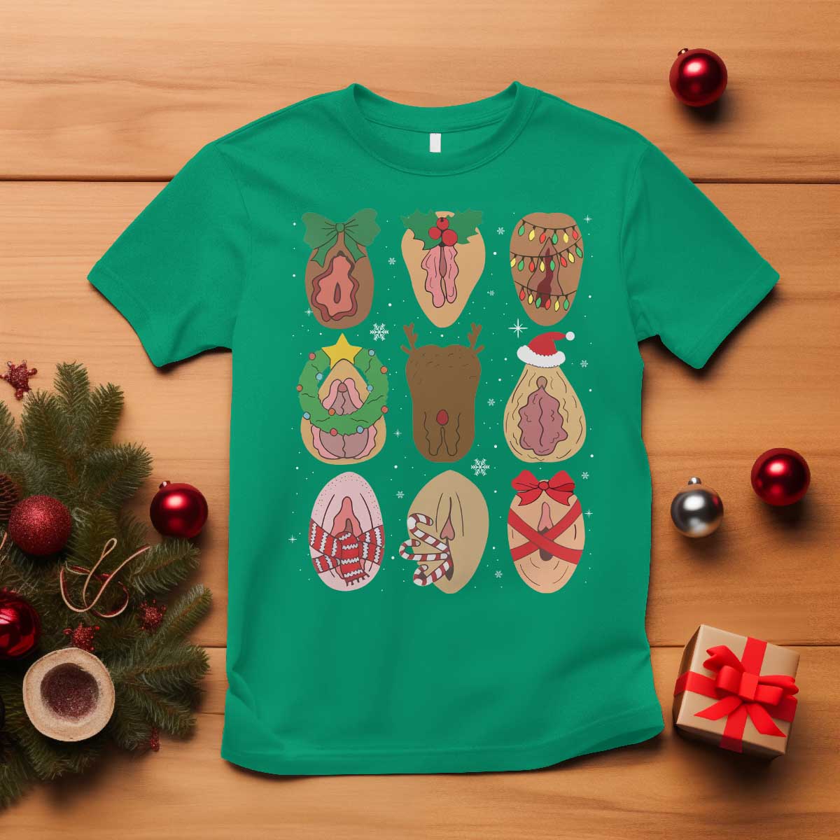 Funny Naughty Christmas Dirty Xmas Adult Humor T Shirt - Wonder Print Shop