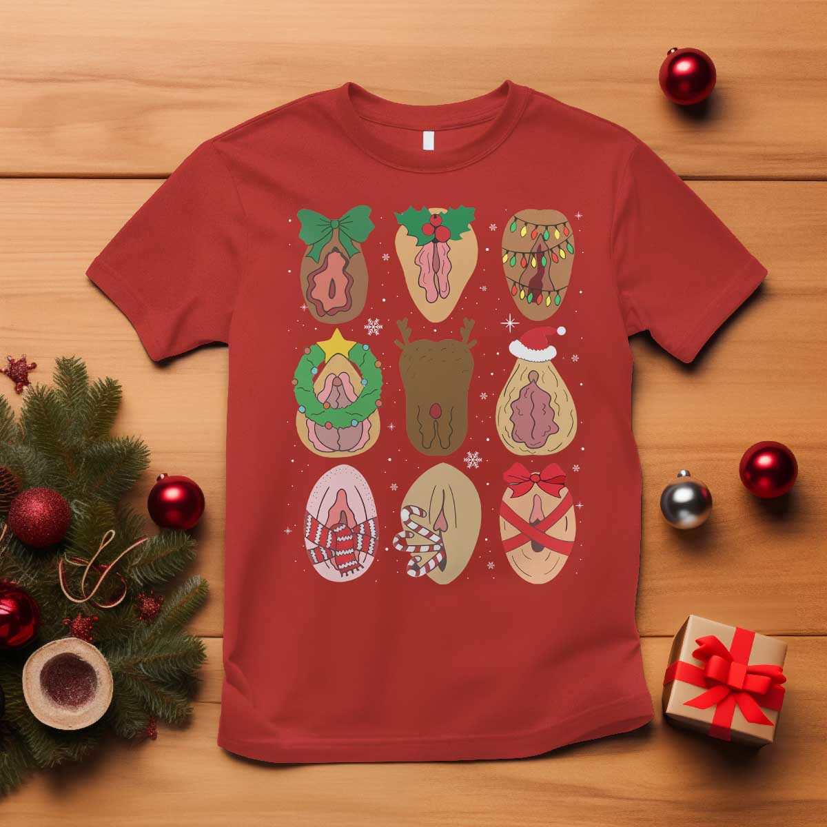 Funny Naughty Christmas Dirty Xmas Adult Humor T Shirt - Wonder Print Shop