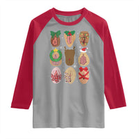 Funny Naughty Christmas Dirty Xmas Adult Humor Raglan Shirt - Wonder Print Shop