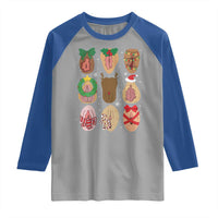 Funny Naughty Christmas Dirty Xmas Adult Humor Raglan Shirt - Wonder Print Shop