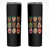 Funny Naughty Christmas Dirty Xmas Adult Humor Skinny Tumbler - Wonder Print Shop