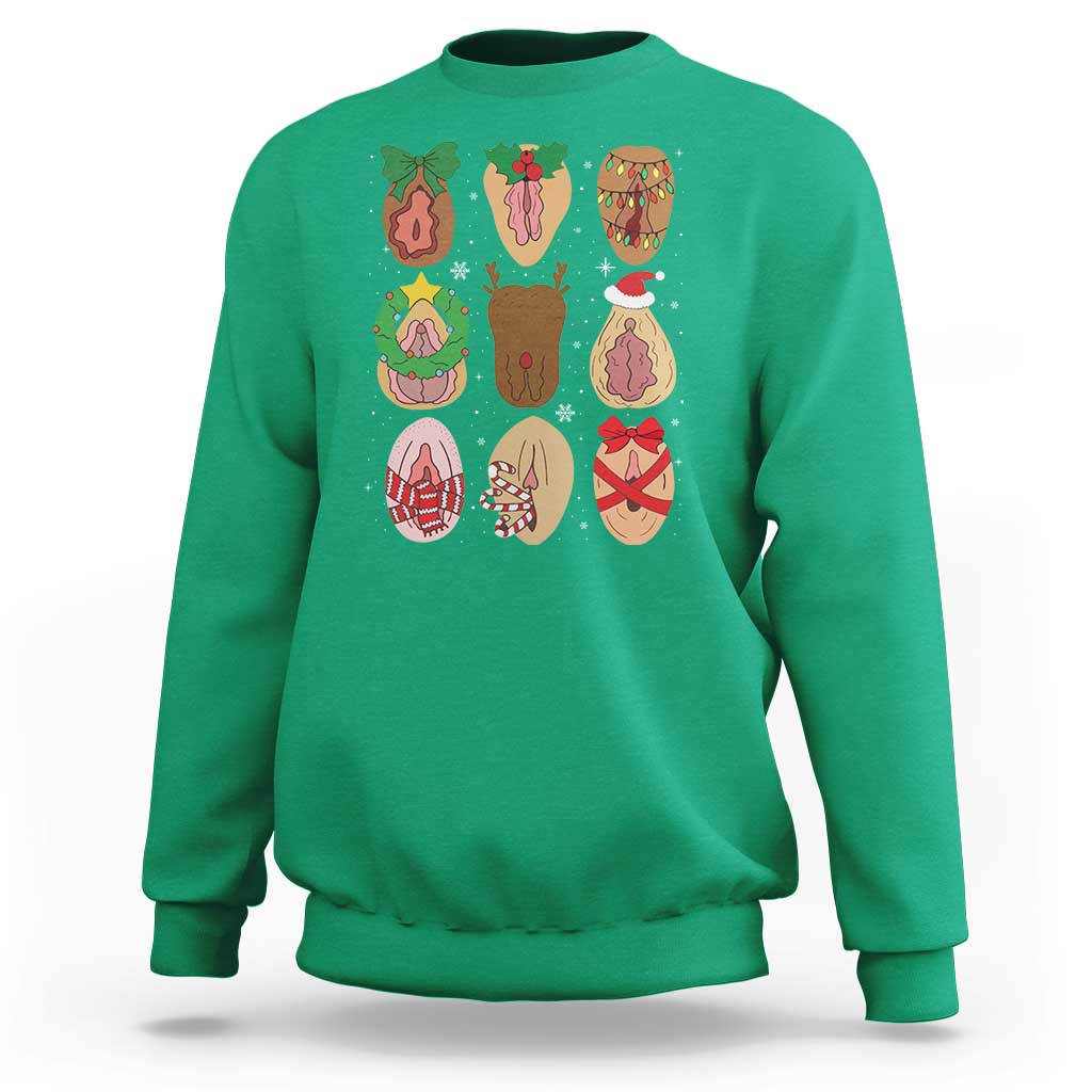 Funny Naughty Christmas Dirty Xmas Adult Humor Sweatshirt - Wonder Print Shop