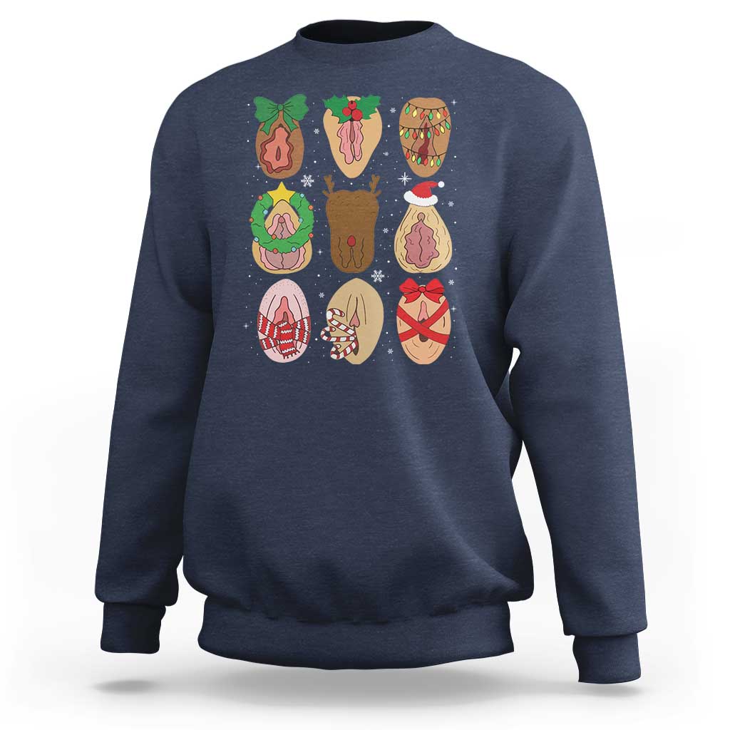 Funny Naughty Christmas Dirty Xmas Adult Humor Sweatshirt - Wonder Print Shop