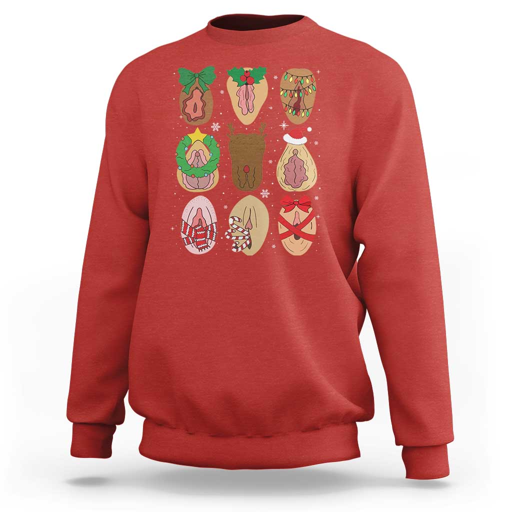 Funny Naughty Christmas Dirty Xmas Adult Humor Sweatshirt - Wonder Print Shop