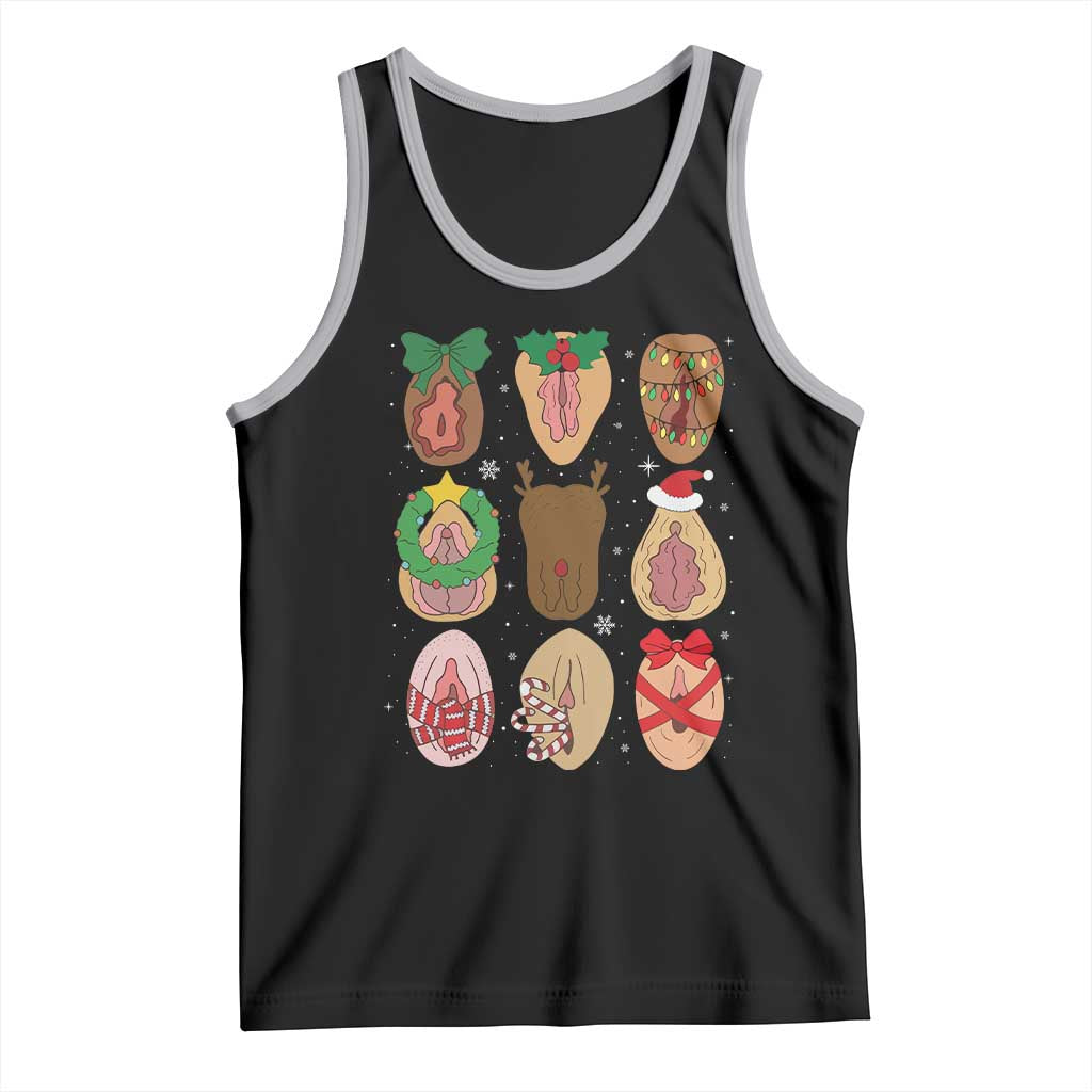 Funny Naughty Christmas Dirty Xmas Adult Humor Tank Top - Wonder Print Shop