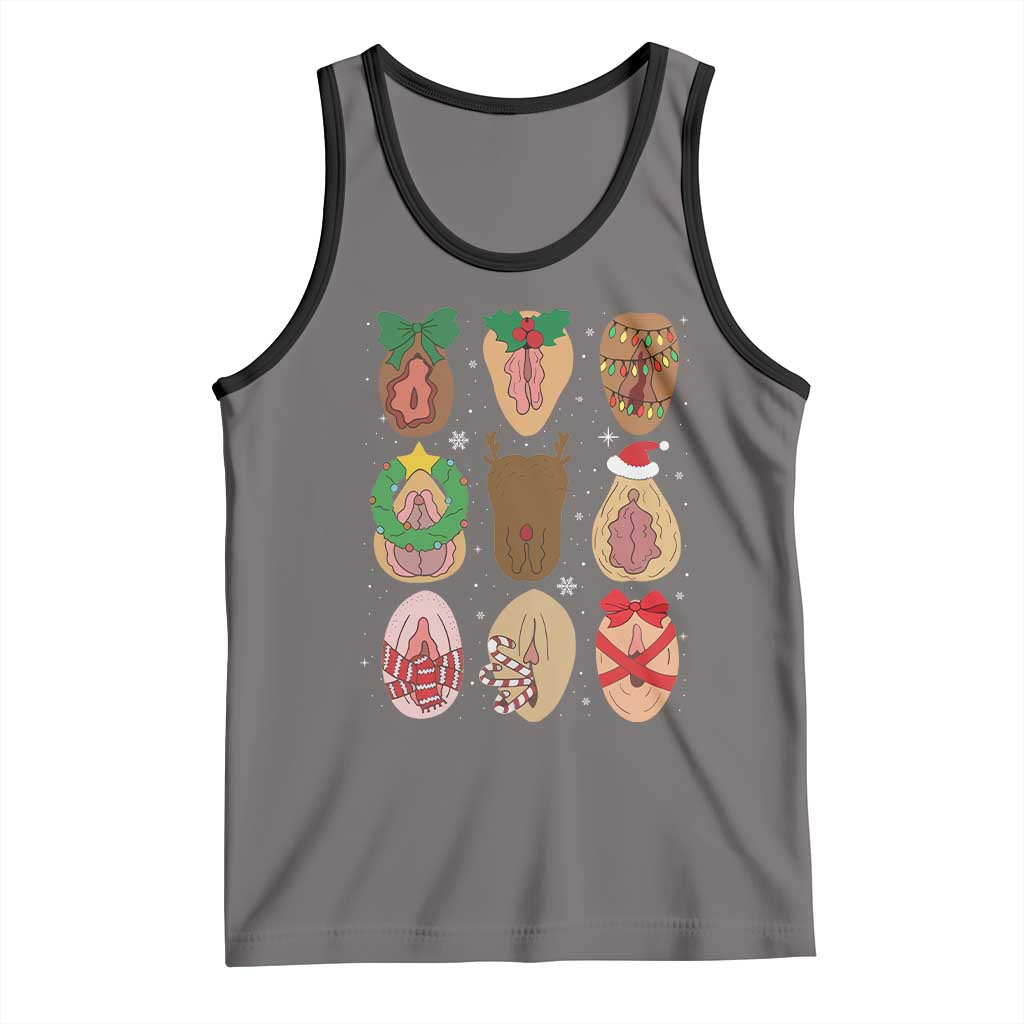 Funny Naughty Christmas Dirty Xmas Adult Humor Tank Top - Wonder Print Shop
