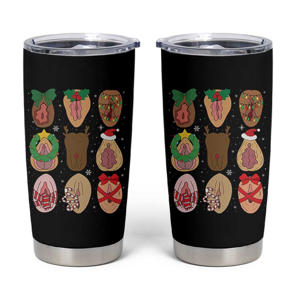 Funny Naughty Christmas Dirty Xmas Adult Humor Tumbler Cup - Wonder Print Shop