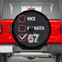 Funny Nice Naughty 67 Spare Tire Cover Christmas Six Seven Meme Brainrot - Wonder Print Shop