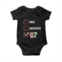 Funny Nice Naughty 67 Baby Onesie Christmas Six Seven Meme Brainrot - Wonder Print Shop