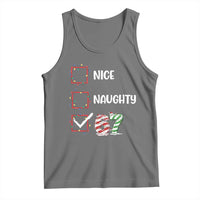 Funny Nice Naughty 67 Tank Top Christmas Six Seven Meme Brainrot - Wonder Print Shop