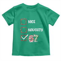 Funny Nice Naughty 67 Toddler T Shirt Christmas Six Seven Meme Brainrot - Wonder Print Shop