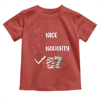 Funny Nice Naughty 67 Toddler T Shirt Christmas Six Seven Meme Brainrot - Wonder Print Shop