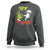 Funny Six Seven Christmas Sweatshirt 67 Meme Xmas Santa Elf Hand Gen Alpha - Wonder Print Shop