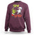 Funny Six Seven Christmas Sweatshirt 67 Meme Xmas Santa Elf Hand Gen Alpha - Wonder Print Shop